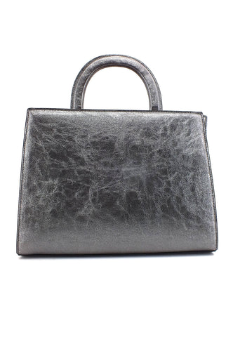 MANILA GRACE Borsa Shopping Argento B239EU - Sandrini Calzature e Abbigliamento
