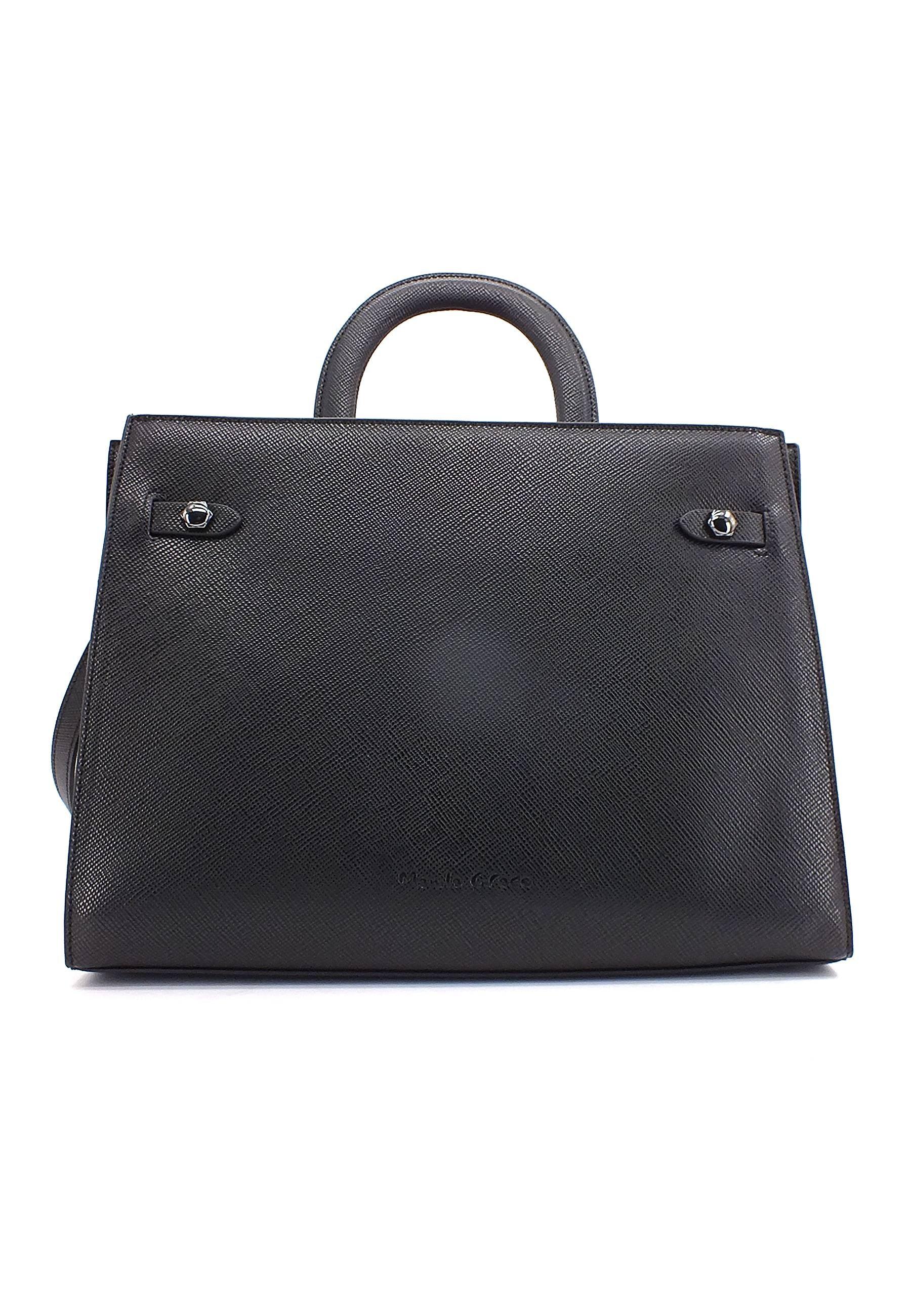MANILA GRACE Borsa Shopping Nero B234EU - Sandrini Calzature e Abbigliamento