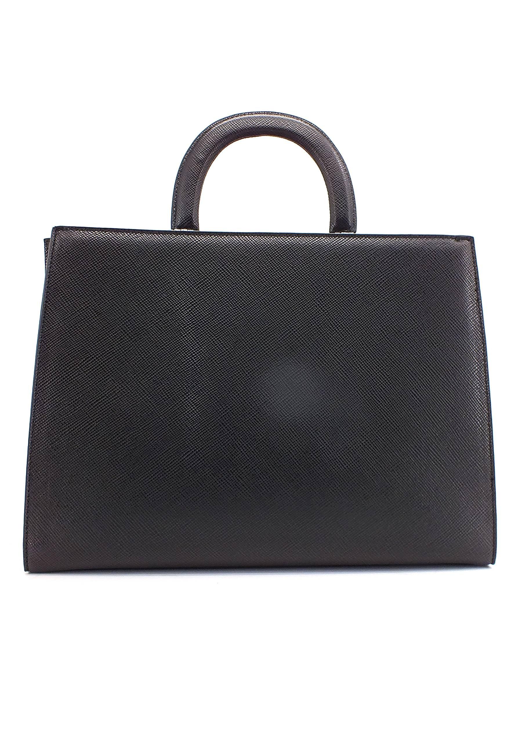 MANILA GRACE Borsa Shopping Nero B234EU - Sandrini Calzature e Abbigliamento