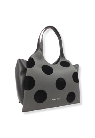 MANILA GRACE Borsa Tracolla Blossom Bicolor Grigio Nero B202EU - Sandrini Calzature e Abbigliamento