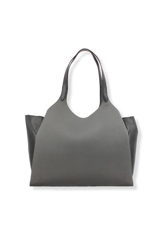 MANILA GRACE Borsa Tracolla Blossom Bicolor Grigio Nero B202EU - Sandrini Calzature e Abbigliamento