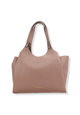 MANILA GRACE Borsa Tracolla Tote Blossom Rosa Cipria B201EU - Sandrini Calzature e Abbigliamento