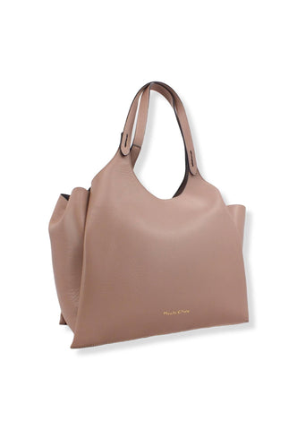 MANILA GRACE Borsa Tracolla Tote Blossom Rosa Cipria B201EU - Sandrini Calzature e Abbigliamento