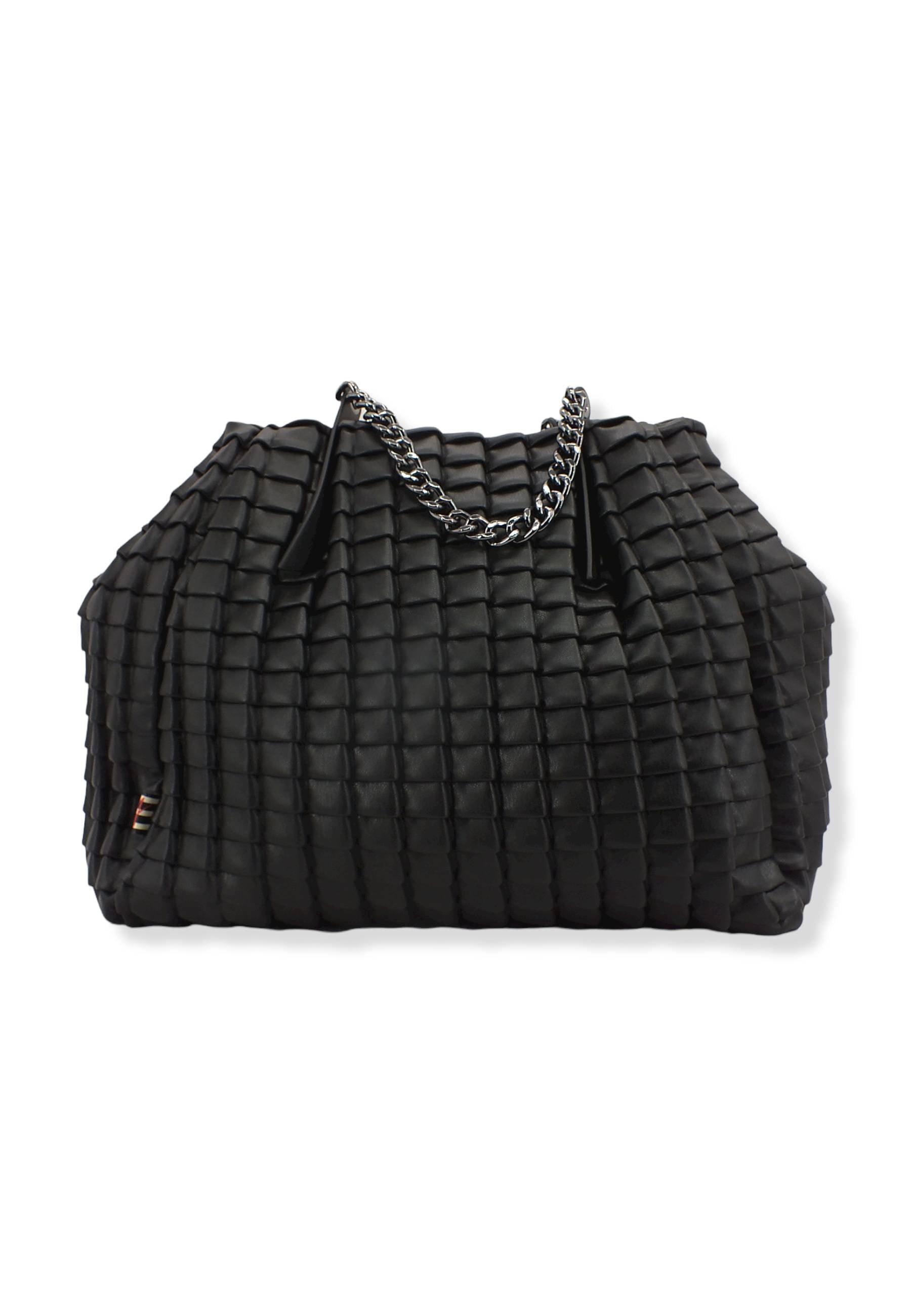 MANILA GRACE Jasmin Borsa Medium Nero B227EU - Sandrini Calzature e Abbigliamento