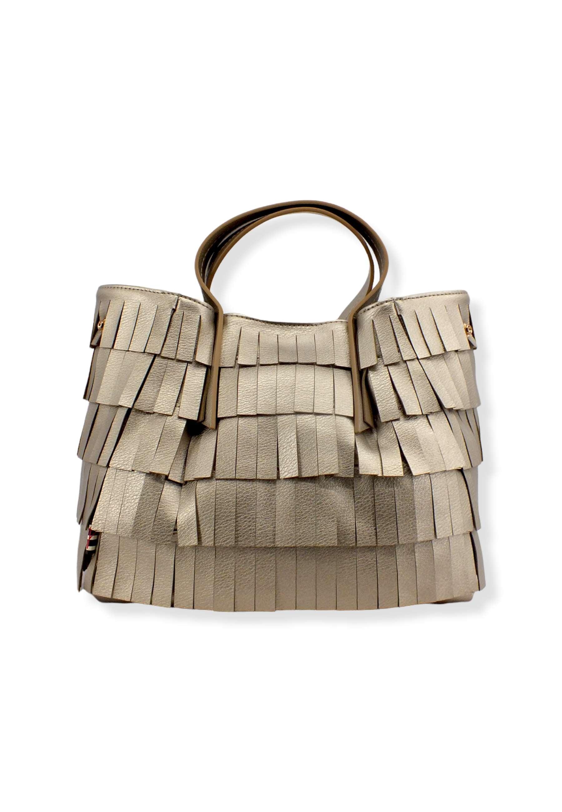 MANILA GRACE Jasmin Borsa Tracolla Small Bronzo B230EU - Sandrini Calzature e Abbigliamento