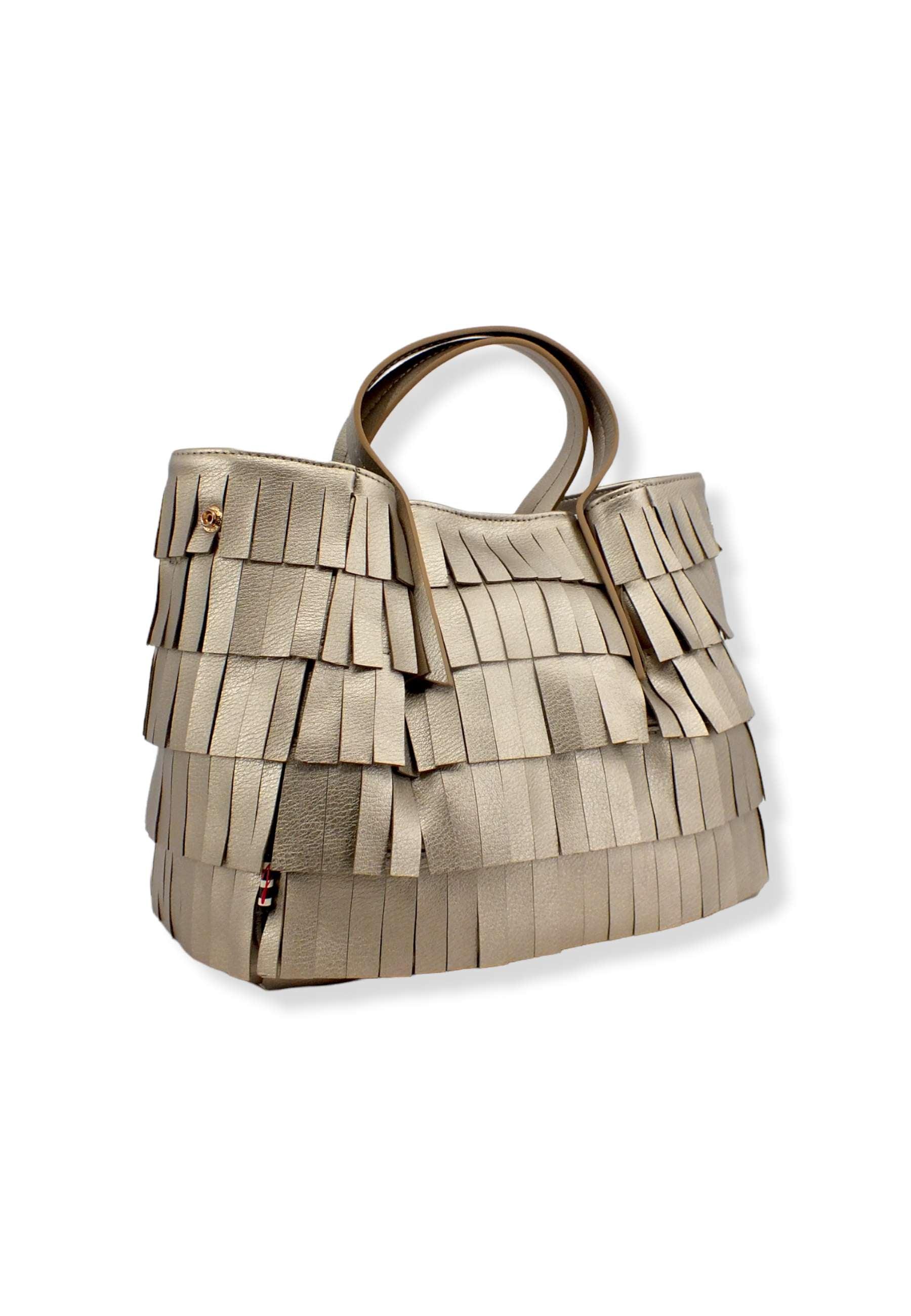 MANILA GRACE Jasmin Borsa Tracolla Small Bronzo B230EU - Sandrini Calzature e Abbigliamento
