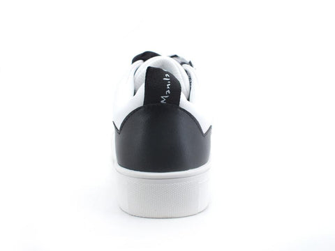 MANILA GRACE Sneaker Pois Borchie Glitter Bianco Nero S610 - Sandrini Calzature e Abbigliamento