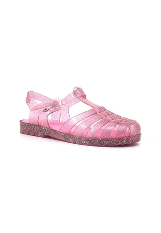 MELISSA Possession Shiny Sandalo Gomma Donna Pink Glitter 33520 - Sandrini Calzature e Abbigliamento