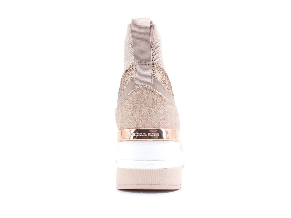 MICHAEK KORS Swift Bootie Sneaker Stretch Knit Soft Pink 43R2SWFE5D - Sandrini Calzature e Abbigliamento