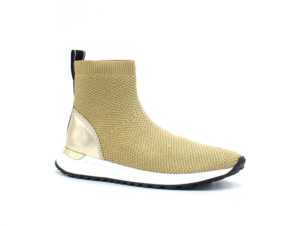 MICHAEL KORS Bodie Bootie Sneaker Stretch Knit Pale Gold 43R2BDFE2D - Sandrini Calzature e Abbigliamento