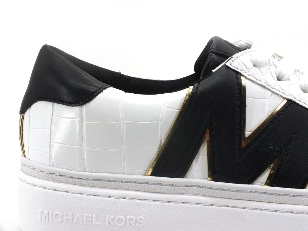 MICHAEL KORS Chapman Lace Up Sneaker Logo Optic White 43F1CHFS2E - Sandrini Calzature e Abbigliamento