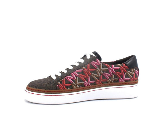 MICHAEL KORS Chapman Lace Up Sneaker Semi Lux Brown Multi 43R2CHFS2B - Sandrini Calzature e Abbigliamento