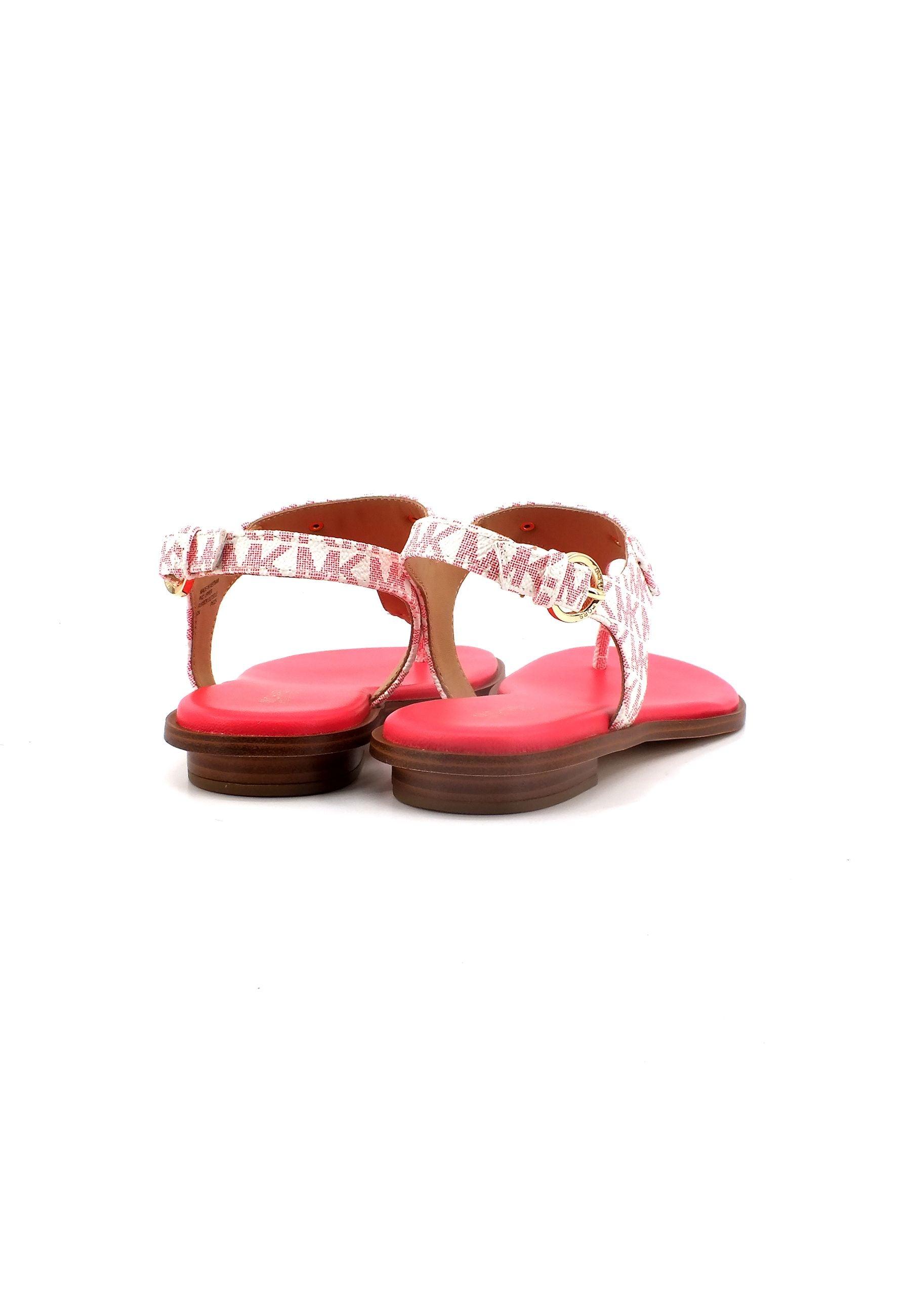 MICHAEL KORS Ciabatta Infradito Glitter Donna Geranium 40R5MKFA1B - Sandrini Calzature e Abbigliamento