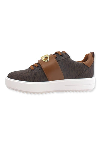 MICHAEL KORS Emmet Strap Sneaker Donna Brown 43F2EMFS1B - Sandrini Calzature e Abbigliamento