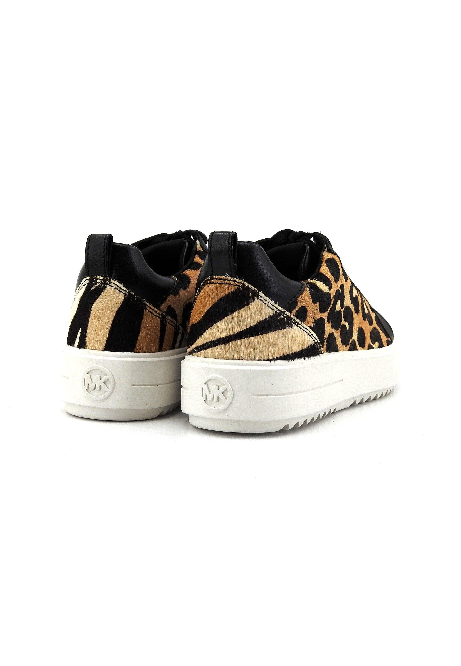 MICHAEL KORS Emmett Lace Up Sneaker Donna Black Multi Fantasia 43F3EMFS1H - Sandrini Calzature e Abbigliamento