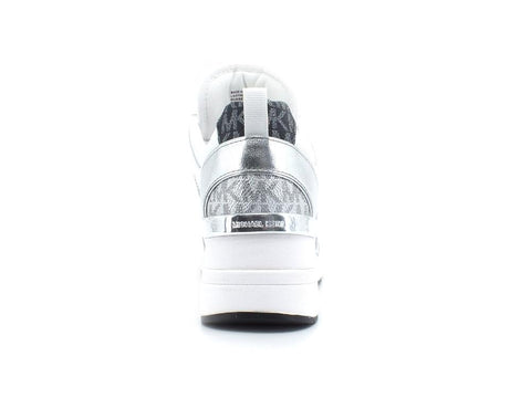 MICHAEL KORS Georgie Trainer Sneaker Metallic Silver 43R2GEFS1B - Sandrini Calzature e Abbigliamento