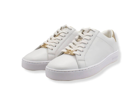 MICHAEL KORS Irving Lace Up Sneaker Donna Optic White Gold 43S5IRFS2L - Sandrini Calzature e Abbigliamento
