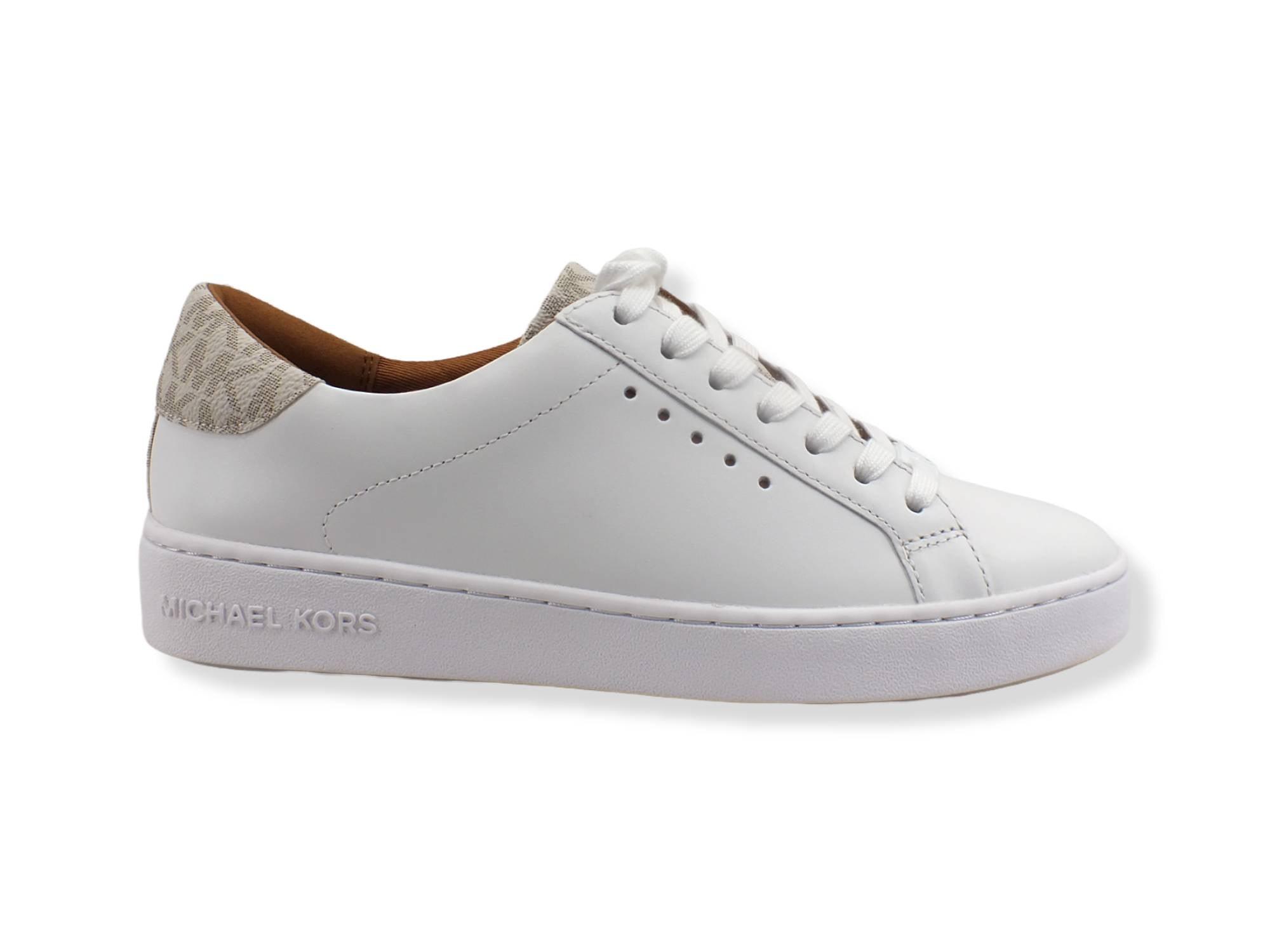 MICHAEL KORS Irving Lace Up Sneaker Donna Optic White Vanilla 43S7IRFS3 - Sandrini Calzature e Abbigliamento