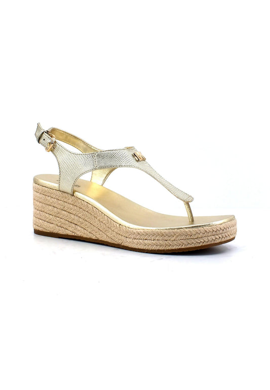 MICHAEL KORS Laney Thong Sandalo Donna Pale Gold 40T0LAMS1M - Sandrini Calzature e Abbigliamento