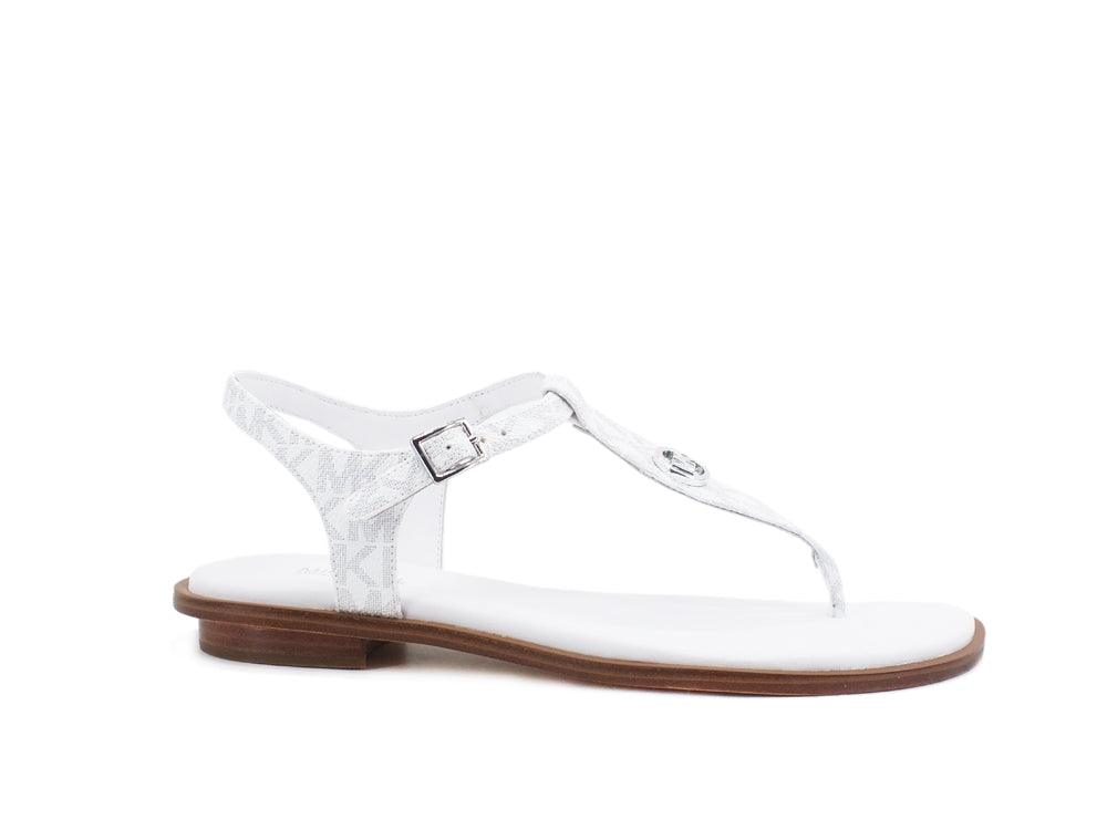 MICHAEL KORS Mallory Thong Sandalo Infradito Bright White 40S1MAFA1B - Sandrini Calzature e Abbigliamento