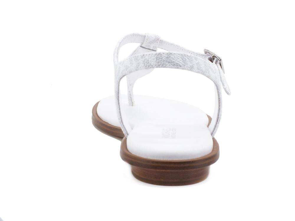 MICHAEL KORS Mallory Thong Sandalo Infradito Bright White 40S1MAFA1B - Sandrini Calzature e Abbigliamento