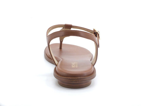 MICHAEL KORS Mallory Thong Sandalo Infradito Marrone Luggage 40S1MAFA2L - Sandrini Calzature e Abbigliamento