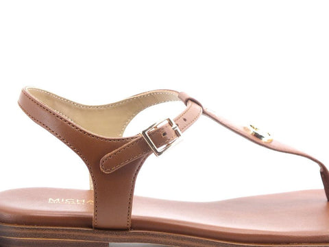 MICHAEL KORS Mallory Thong Sandalo Infradito Marrone Luggage 40S1MAFA2L - Sandrini Calzature e Abbigliamento