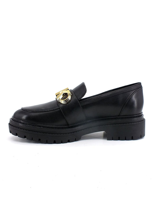 MICHAEL KORS Parker Lug Loafer Mocassino Donna Black 40F2PKFP1L - Sandrini Calzature e Abbigliamento