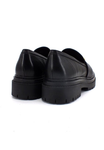 MICHAEL KORS Parker Lug Loafer Mocassino Donna Black 40F2PKFP1L - Sandrini Calzature e Abbigliamento