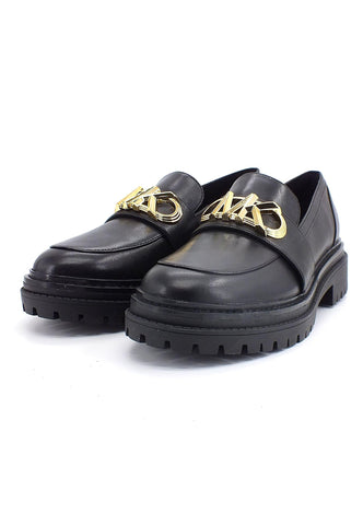 MICHAEL KORS Parker Lug Loafer Mocassino Donna Black 40F2PKFP1L - Sandrini Calzature e Abbigliamento