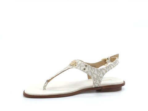 MICHAEL KORS Plate Thong Sandalo Infradito Beige Vanilla 40R5MKFA1B - Sandrini Calzature e Abbigliamento