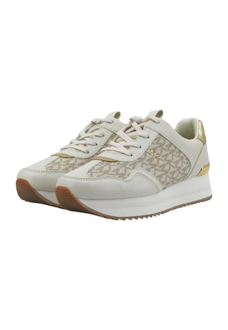 MICHAEL KORS Raina Trainer Sneaker Donna Vanilla 43R4TNFSAB - Sandrini Calzature e Abbigliamento