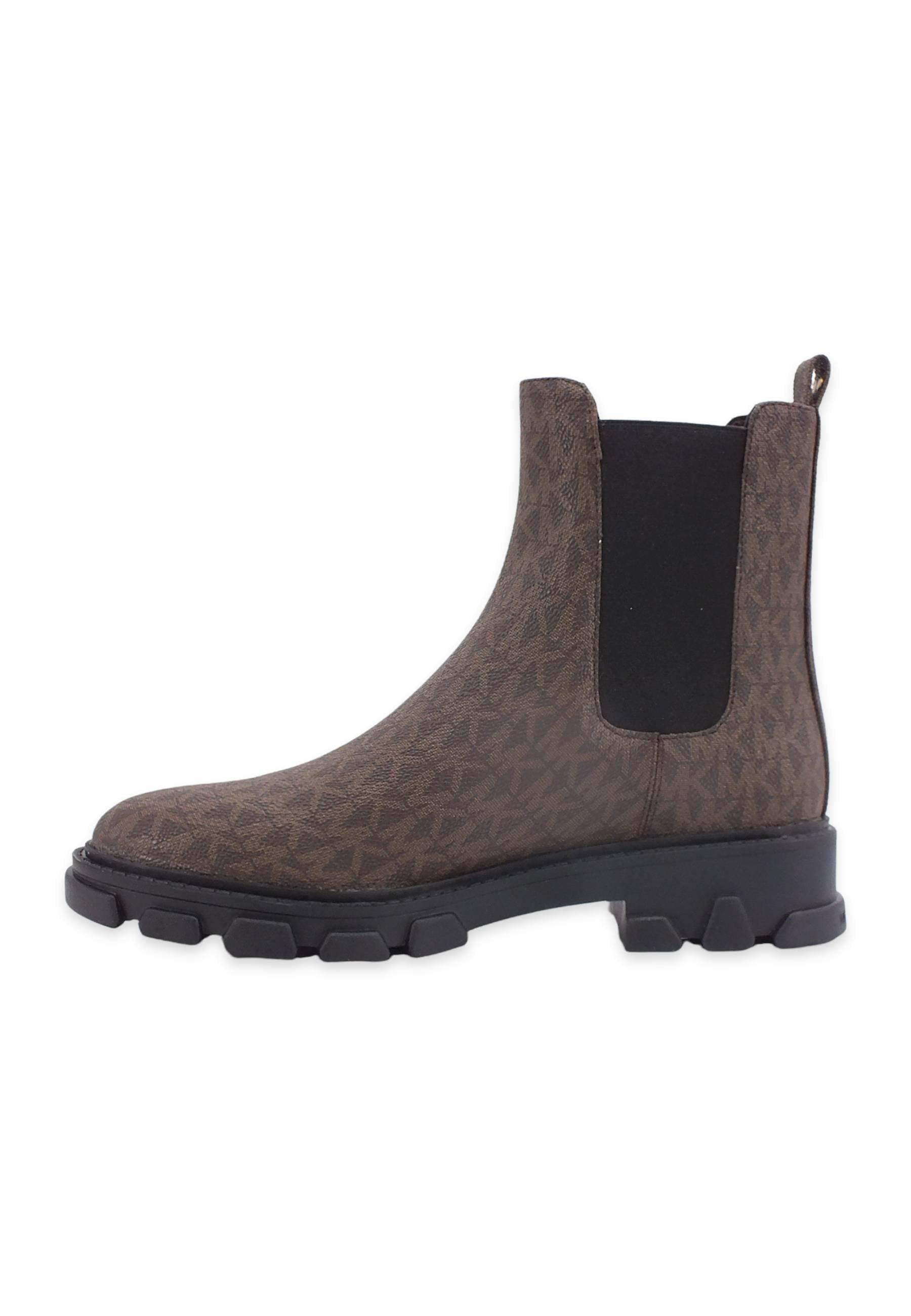 MICHAEL KORS Ridley Bootie Stivaletto Polacco Donna Brown 40F2RIFE6B - Sandrini Calzature e Abbigliamento