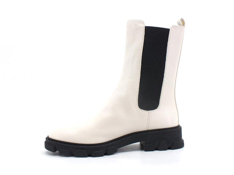 MICHAEL KORS Ridley Chelsea Stivaletto Polacco Elastici Cream 40F1RIFE6L - Sandrini Calzature e Abbigliamento