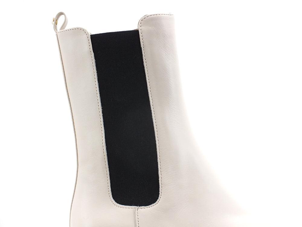 MICHAEL KORS Ridley Chelsea Stivaletto Polacco Elastici Cream 40F1RIFE6L - Sandrini Calzature e Abbigliamento