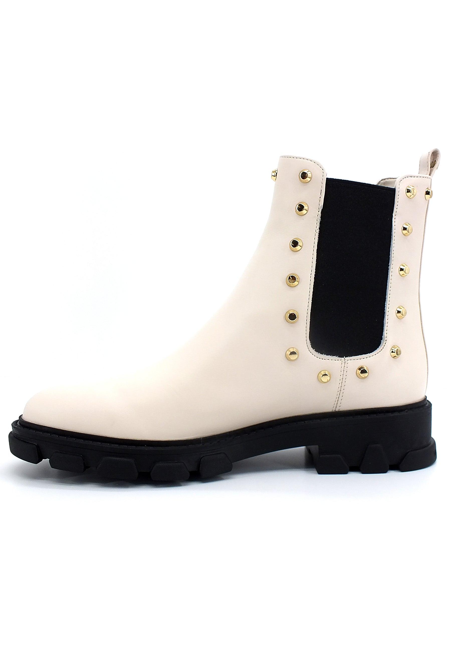 MICHAEL KORS Ridley Gore Bootie Stivaletto Donna Beige Light Cream 40F2RIFE5L - Sandrini Calzature e Abbigliamento