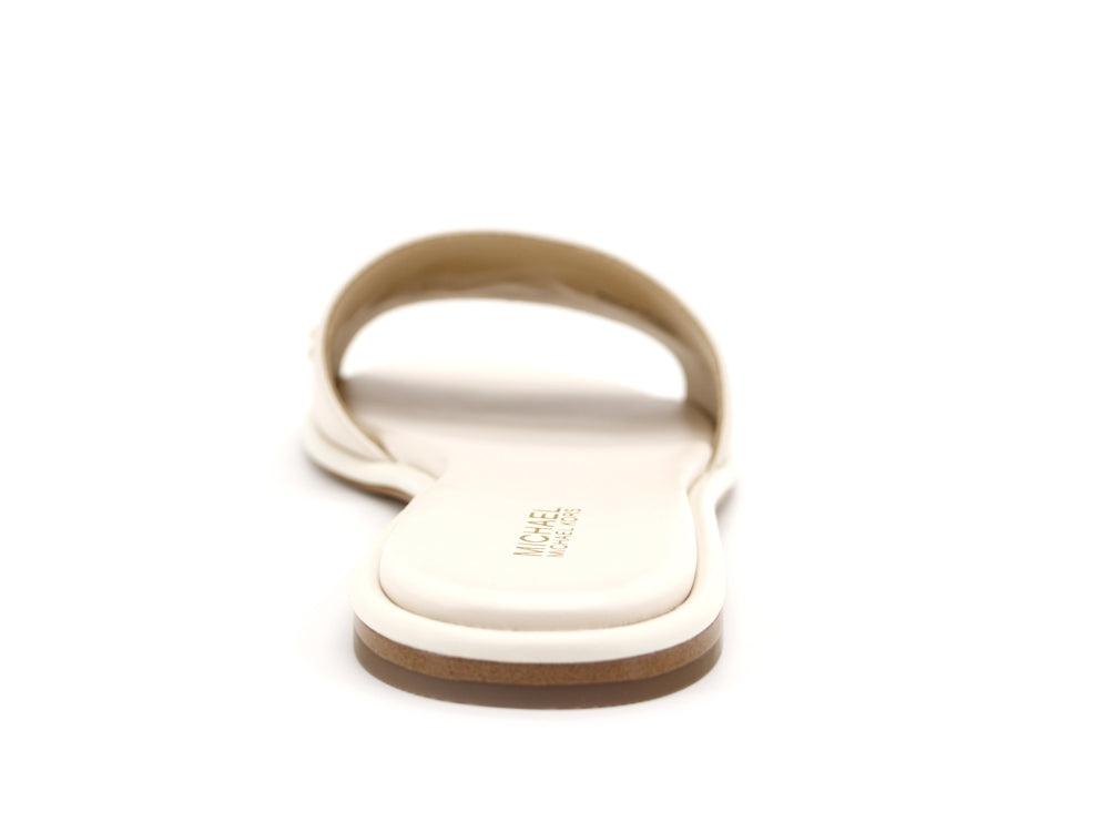 MICHAEL KORS Rina Slide Ciabatta Fascia Catena Light Cream 40S1RIFA1L - Sandrini Calzature e Abbigliamento