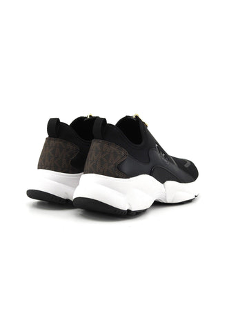 MICHAEL KORS Sami Zip Trainer Sneaker Donna Brown Multi 43H3SMFSHD - Sandrini Calzature e Abbigliamento