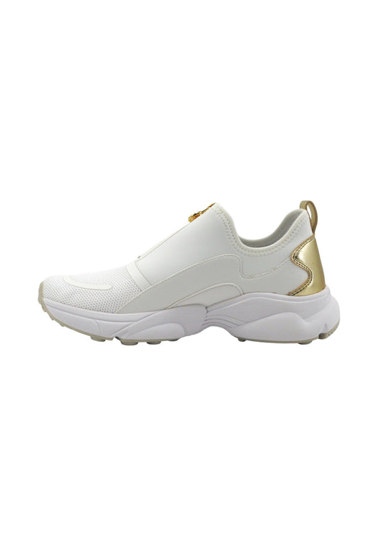 MICHAEL KORS Sami Zip Tranier Sneaker Donna Optic White 43H3SMFSAD - Sandrini Calzature e Abbigliamento