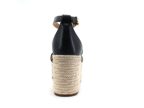MICHAEL KORS Serena Wedge Sandalo Espadrilles Zeppa Black 40S2SEMS1L - Sandrini Calzature e Abbigliamento