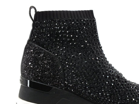 MICHAEL KORS Skiller Bootie Sneaker Hot Fix Ston Pietre Black 43F1SKFE8D - Sandrini Calzature e Abbigliamento