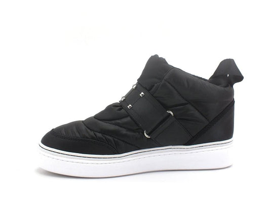 MICHAEL KORS Stirling Mid Recicled Knit Sneaker Black 43F1SGFS1D - Sandrini Calzature e Abbigliamento