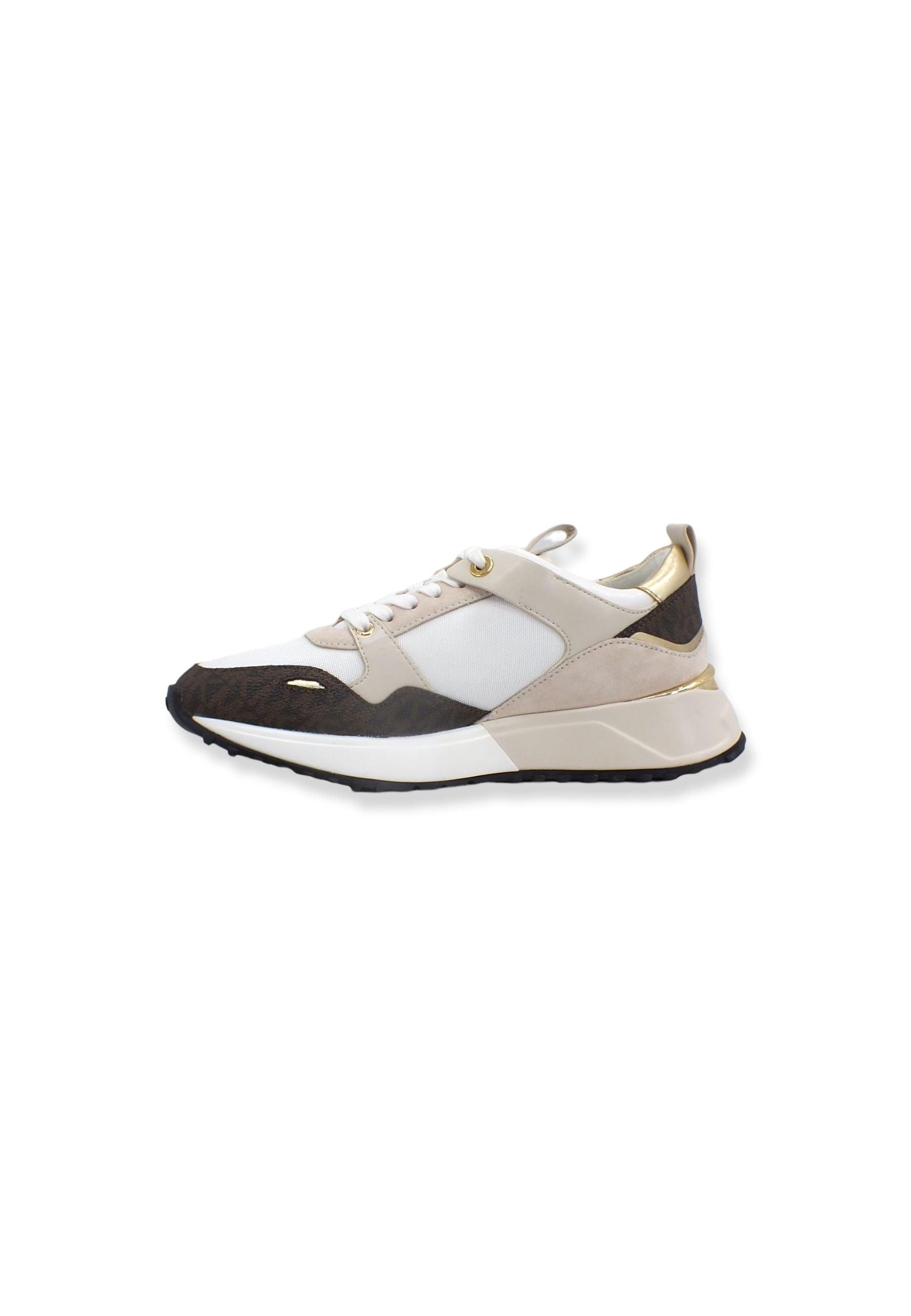 MICHAEL KORS Theo Trainer Sneaker Donna Fantasia Optic White 43F1THFS1B - Sandrini Calzature e Abbigliamento