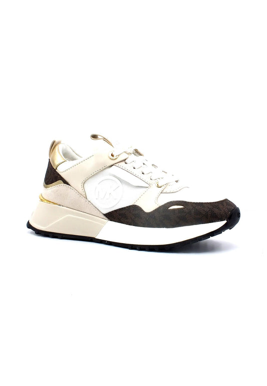 MICHAEL KORS Theo Trainer Sneaker Donna Optic White 43F1THFS1B - Sandrini Calzature e Abbigliamento