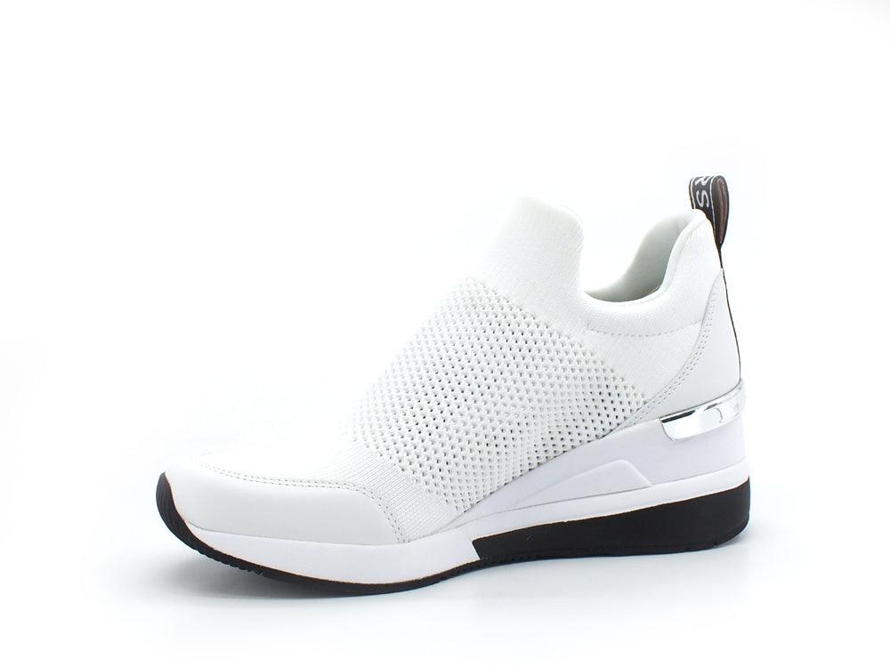 MICHAEL KORS Willis Wedge Trainer Strech Sneaker Optic White 43S2WIFS2D - Sandrini Calzature e Abbigliamento