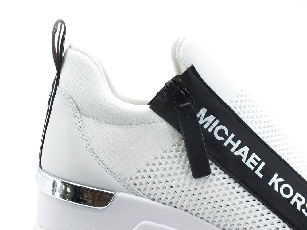MICHAEL KORS Willis Wedge Trainer Strech Sneaker Optic White 43S2WIFS2D - Sandrini Calzature e Abbigliamento