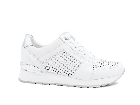 MICHEAL KORS Billie Trainer Sneaker Donna Running Rete Optical White 43R1BIFS2L - Sandrini Calzature e Abbigliamento