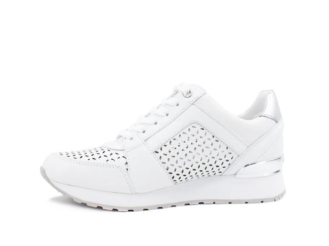 MICHEAL KORS Billie Trainer Sneaker Donna Running Rete Optical White 43R1BIFS2L - Sandrini Calzature e Abbigliamento