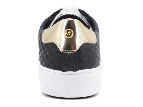 MICHEAL KORS Irving Stripe Lace Up Sneakers Black 43T0IRFS6L - Sandrini Calzature e Abbigliamento