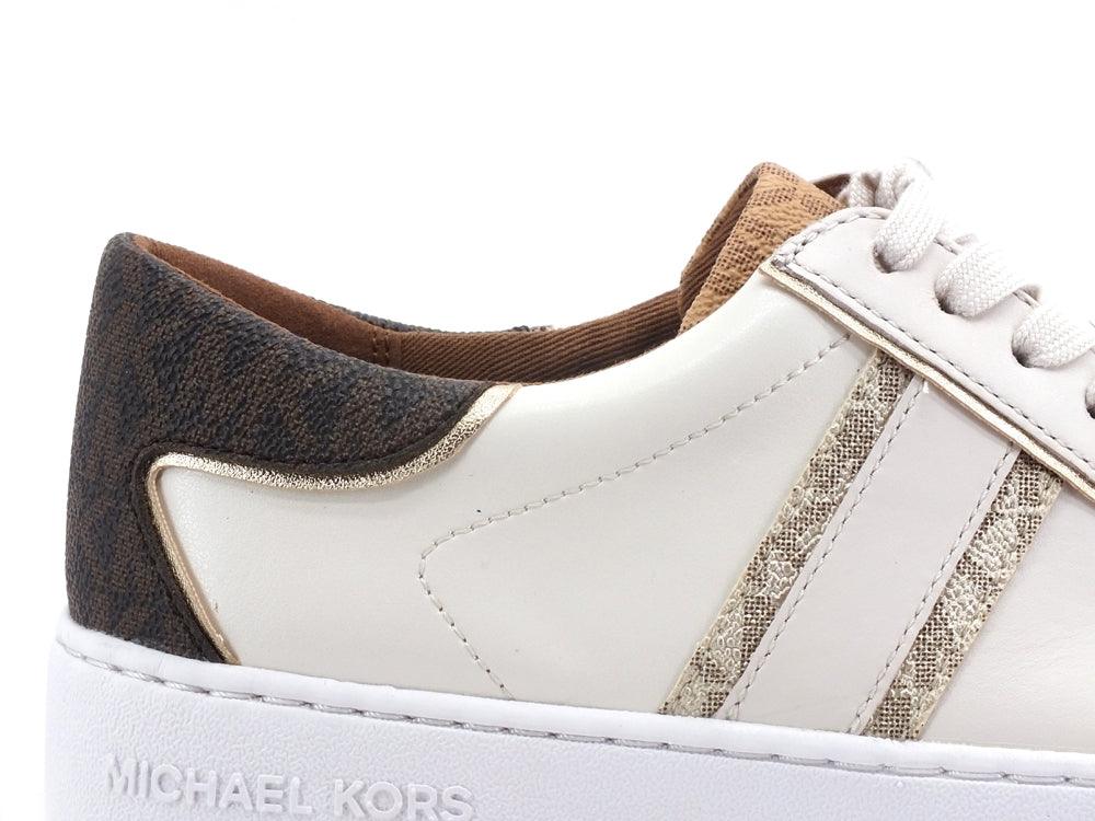 MICHEAL KORS Keaton Stripe Sneaker Printed Cream Multi 43T1KTFS5L - Sandrini Calzature e Abbigliamento